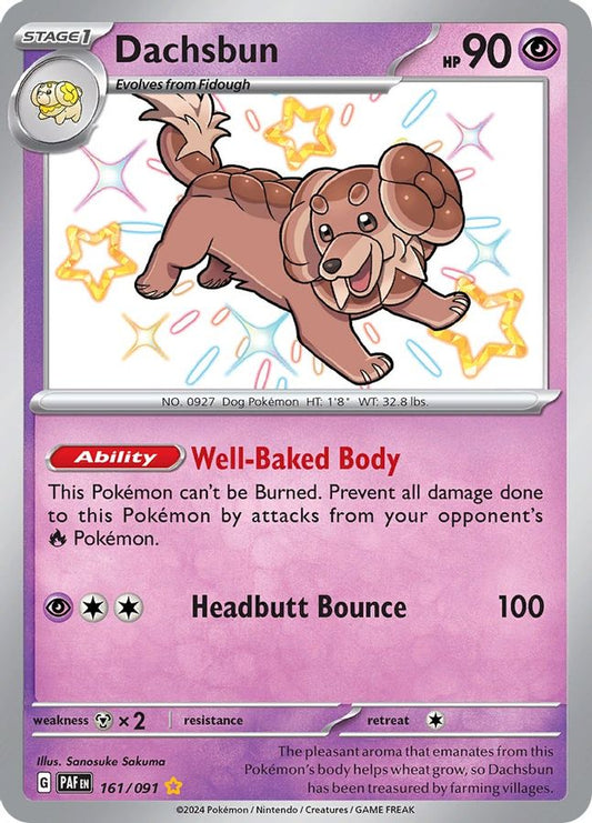 Dachsbun 161/091 - Monster Mart - Pokémon Cards Australia