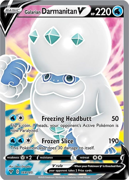 Darmanitan V 169/185 - Monster Mart - Pokémon Cards Australia