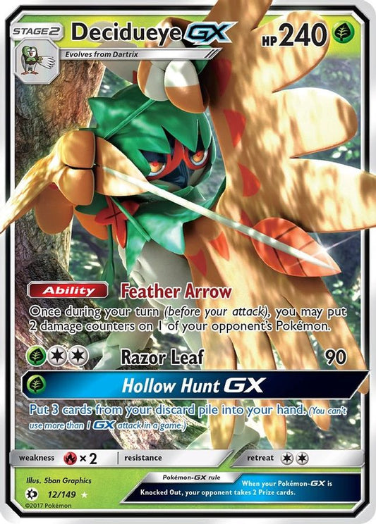 Decidueye GX 12/149 - Monster Mart - Pokémon Cards Australia