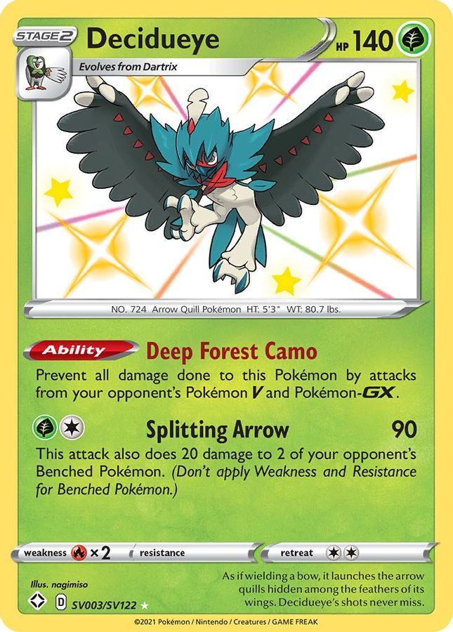 Decidueye SV003/SV122 - Monster Mart - Pokémon Cards Australia