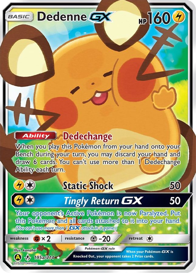 Dedenne GX 195a/214 - Monster Mart - Pokémon Cards Australia