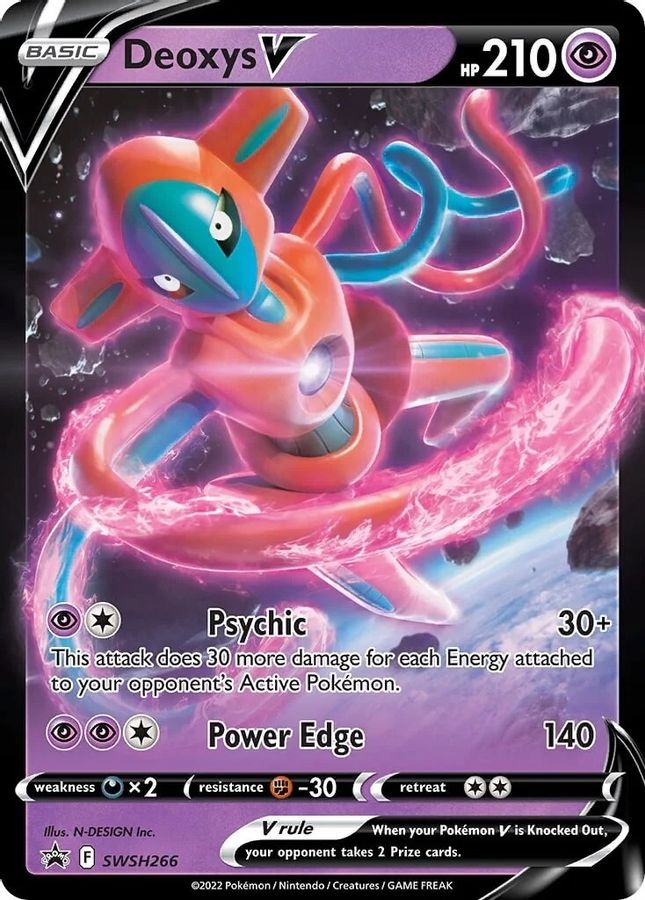 rare deoxys pokemon card Deoxys 2022 Japanese Sword & Shield: VSTAR Universe #185/172 Art Rare Price Guide