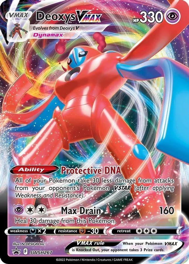 Deoxys VMAX SWSH267 - Monster Mart - Pokémon Cards Australia