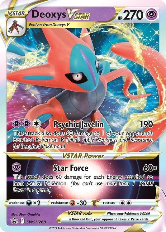 Deoxys VSTAR SWSH268 - Monster Mart - Pokémon Cards Australia