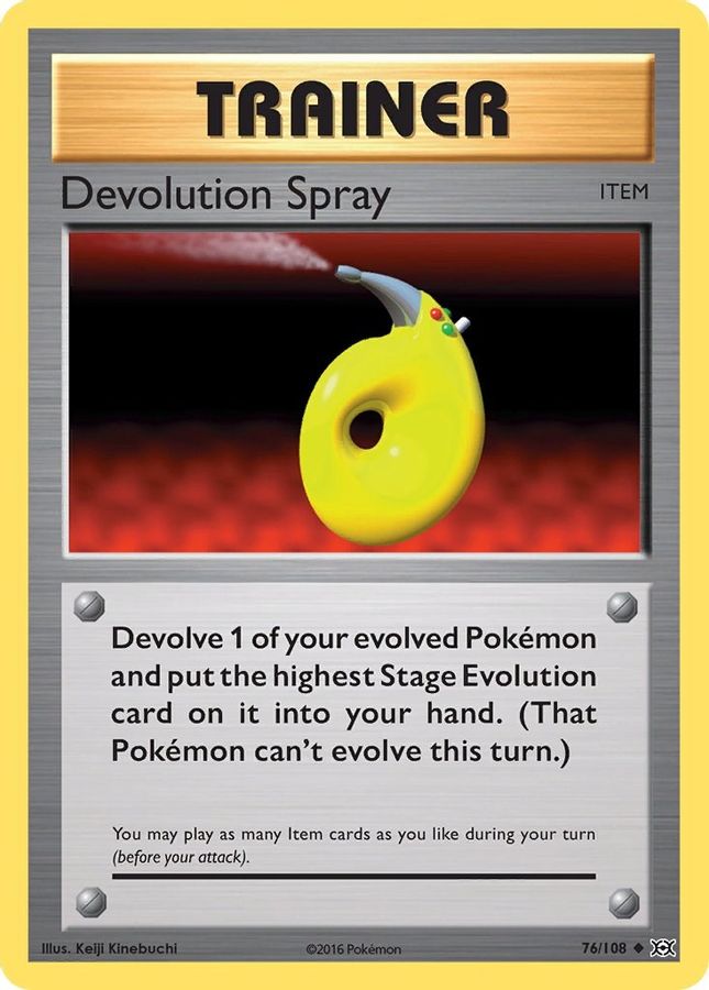 Devolution Spray Reverse Holo 76/108 - Monster Mart - Pokémon Cards Australia Pokemon Cards