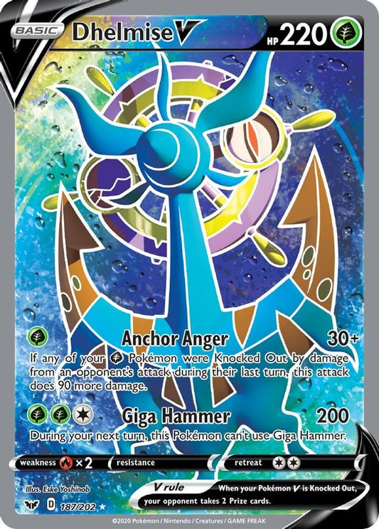 Dhelmise V 187/202 - Monster Mart - Pokémon Cards Australia