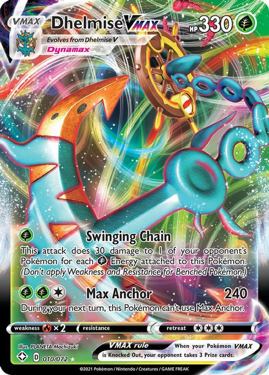 Dhelmise VMAX 010/072 - Monster Mart - Pokémon Cards Australia