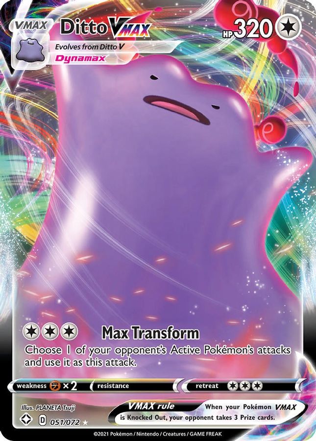 Ditto VMAX 051/072 - Monster Mart - Pokémon Cards Australia