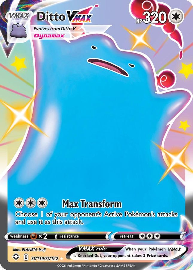 Ditto VMAX SV119/SV122 - Monster Mart - Pokémon Cards Australia