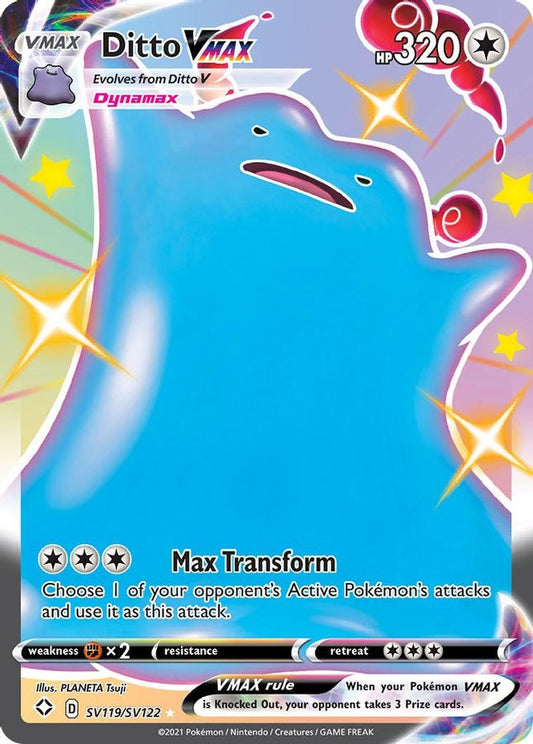 Ditto VMAX SV119/SV122 - Monster Mart - Pokémon Cards Australia