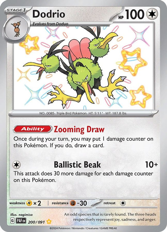 Dodrio 200/091 - Monster Mart - Pokémon Cards Australia