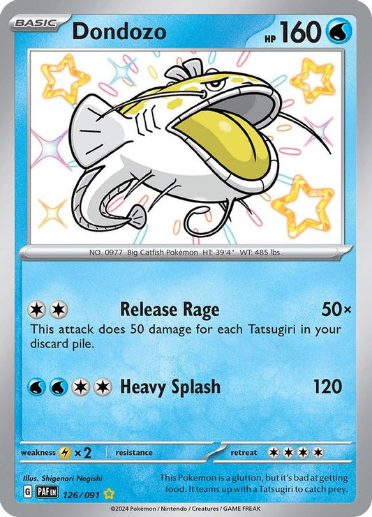 Dondozo 126/091 - Monster Mart - Pokémon Cards Australia