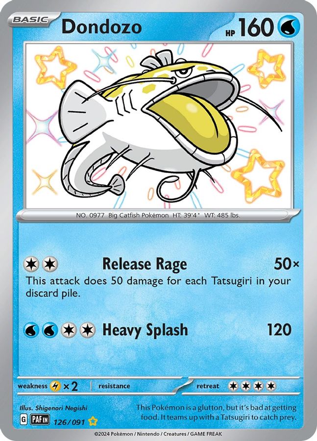 Dondozo 126/091 - Monster Mart - Pokémon Cards Australia