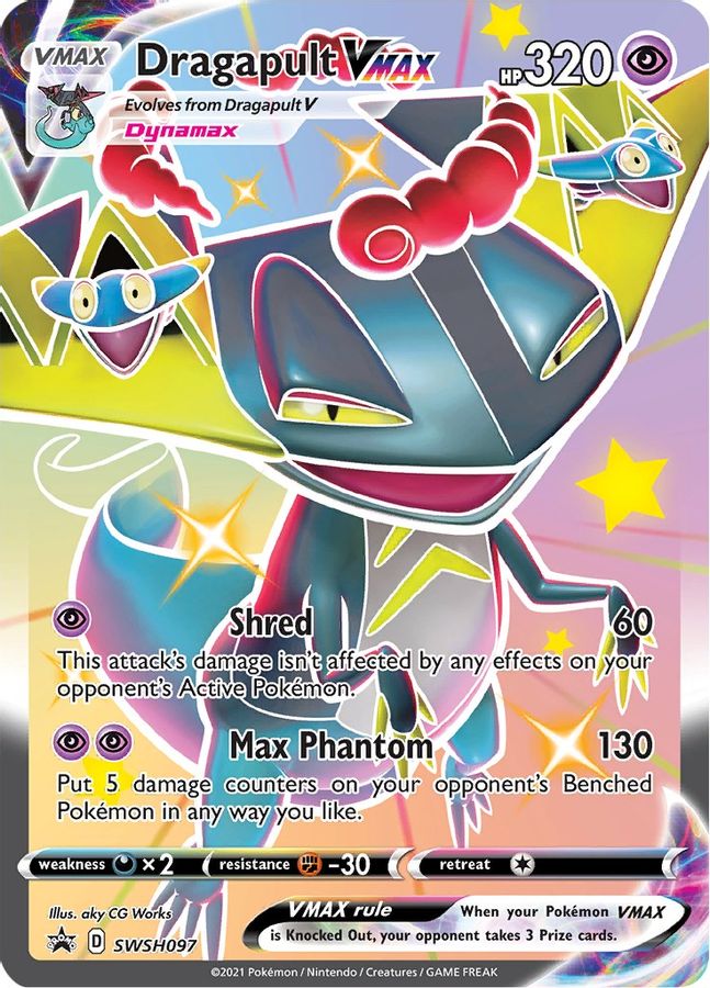 Dragapult VMAX Promo SWSH097 - Monster Mart - Pokémon Cards Australia