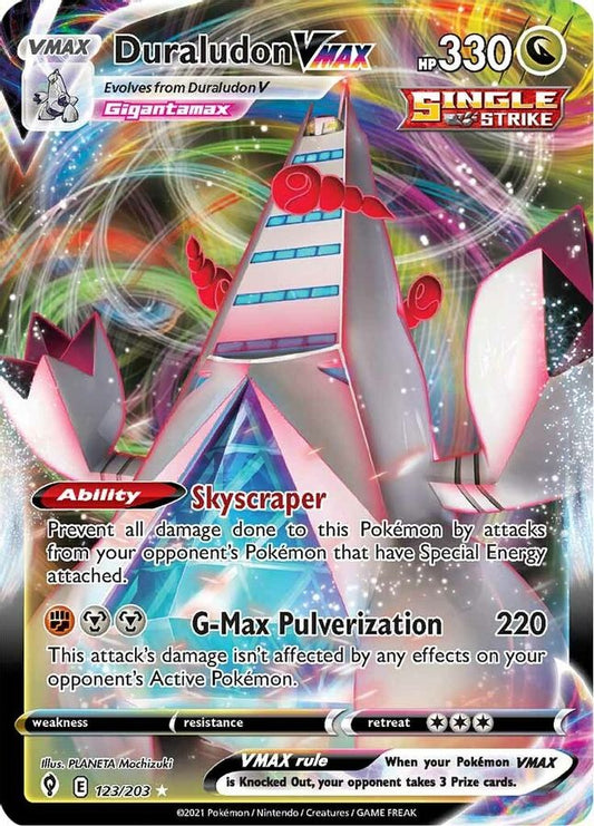 Duraludon VMAX 123/203 - Monster Mart - Pokémon Cards Australia