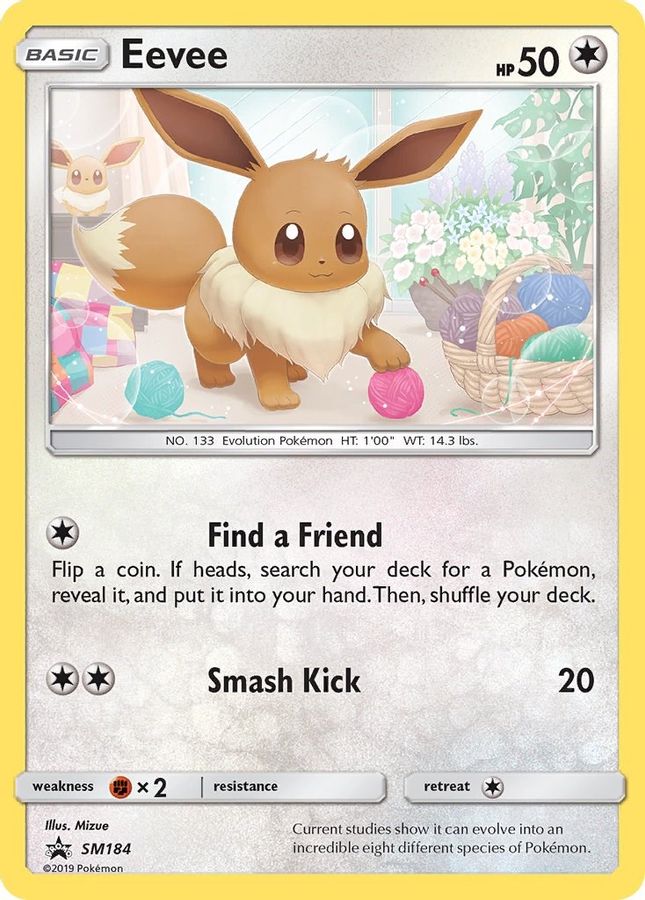 Eevee SM184 - Monster Mart - Pokémon Cards Australia