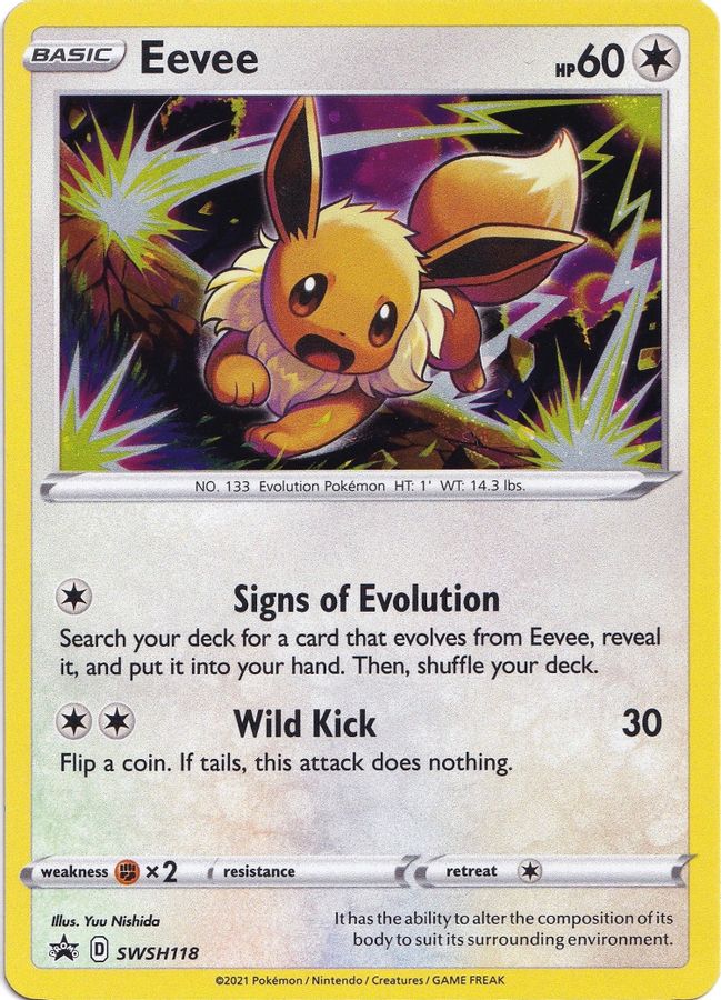 Eevee SWSH118 - Monster Mart - Pokémon Cards Australia