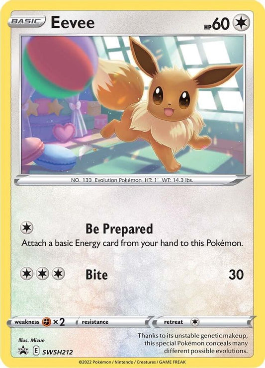 Eevee SWSH212 - Monster Mart - Pokémon Cards Australia