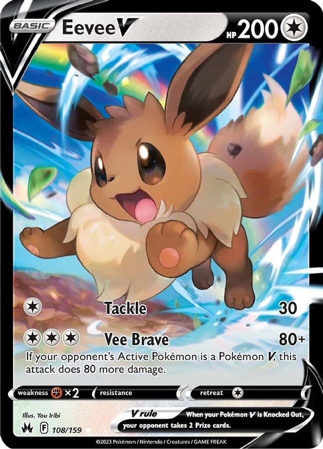 Eevee V 108/159 - Monster Mart - Pokémon Cards Australia