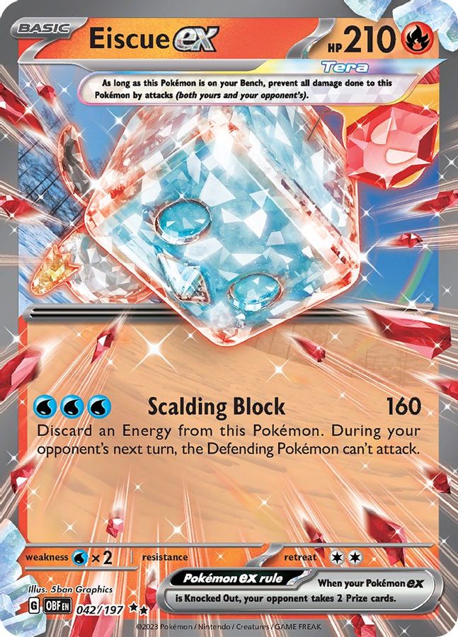 Eiscue EX 042/197 - Monster Mart - Pokémon Cards Australia