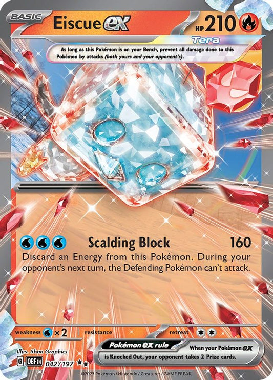 Eiscue EX 042/197 - Monster Mart - Pokémon Cards Australia