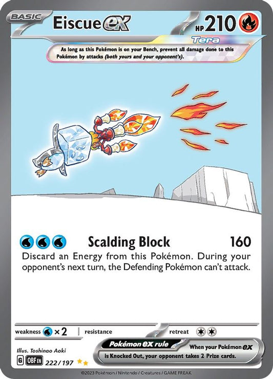 Eiscue EX 222/197 - Monster Mart - Pokémon Cards Australia