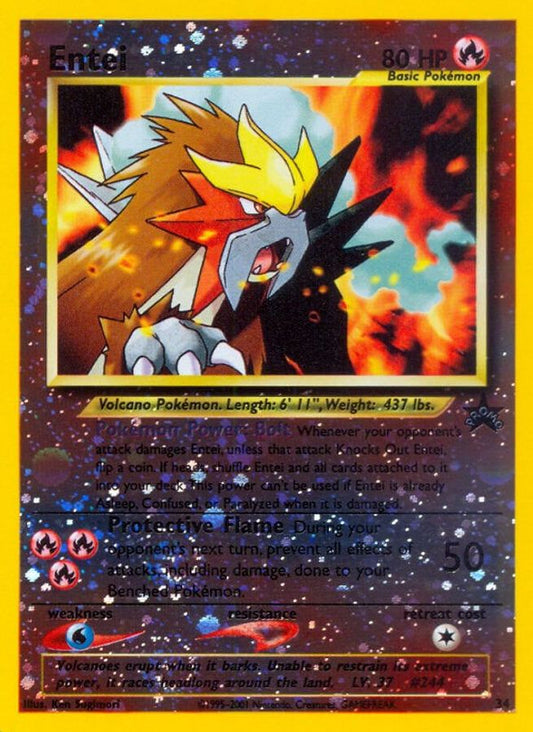 Entei 34 - Monster Mart - Pokémon Cards Australia