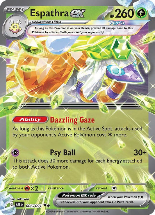 Espathra EX 006/091 - Monster Mart - Pokémon Cards Australia