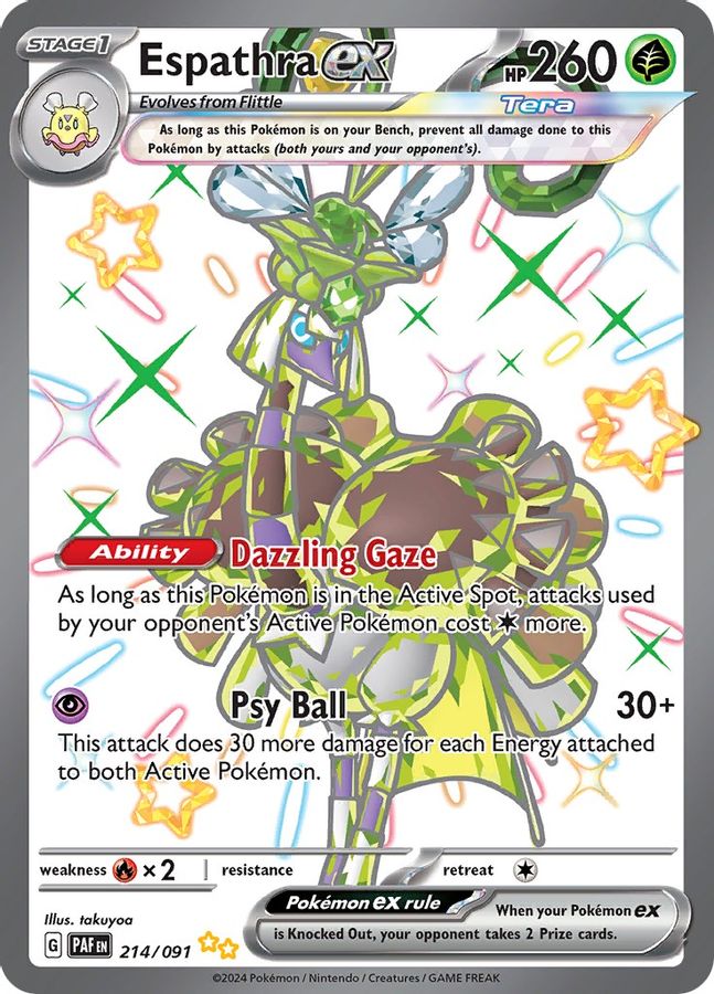 Espathra EX 214/091 - Monster Mart - Pokémon Cards Australia