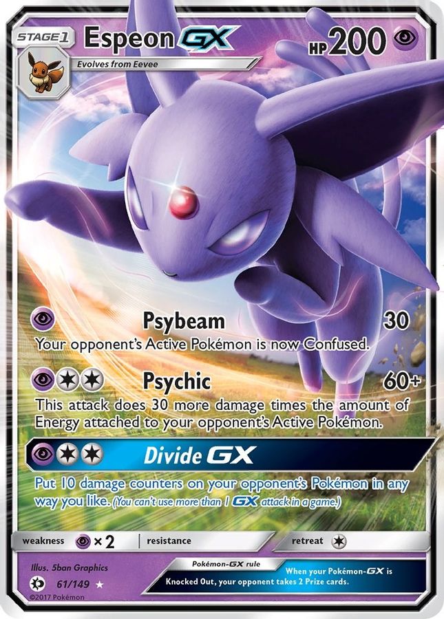 Espeon GX 61/149 - Monster Mart - Pokémon Cards Australia