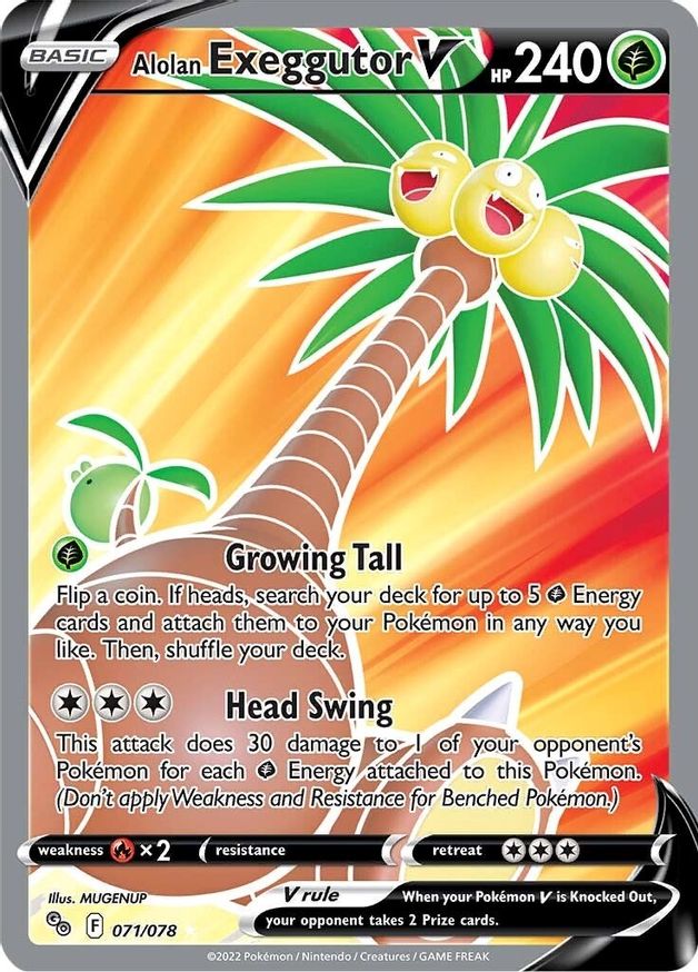 Exeggutor V 071/078 - Monster Mart - Pokémon Cards Australia