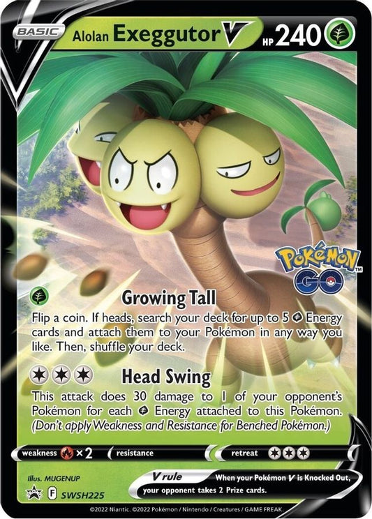 Exeggutor V SWSH225 - Monster Mart - Pokémon Cards Australia