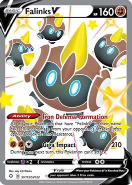 Falinks V SV115/SV122 - Monster Mart - Pokémon Cards Australia