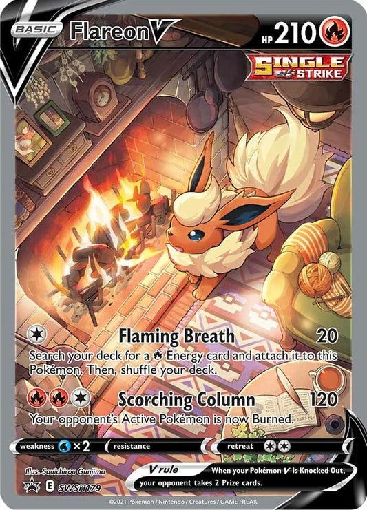 Flareon V SWSH179 - Monster Mart - Pokémon Cards Australia