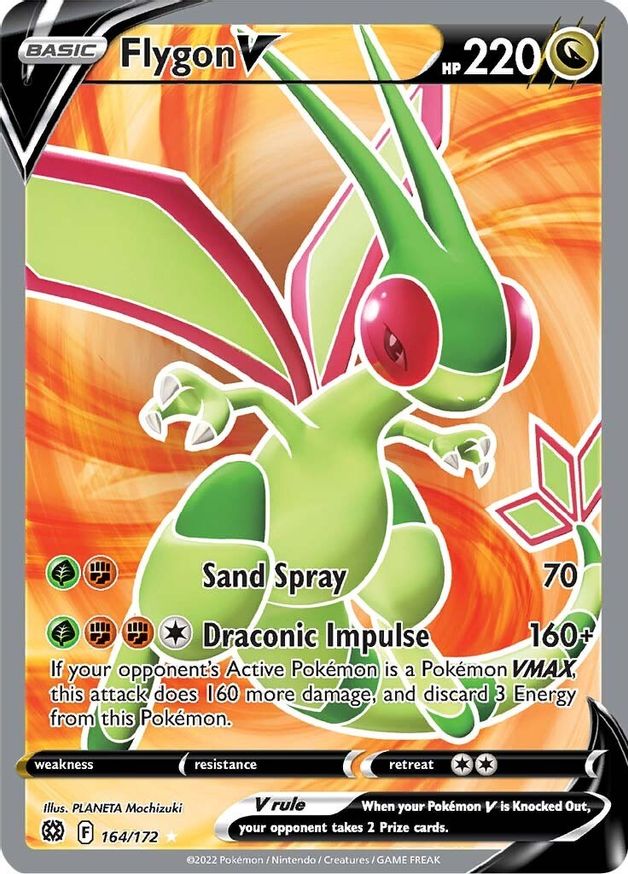 Flygon V Full Art 164/172 - Monster Mart - Pokémon Cards Australia