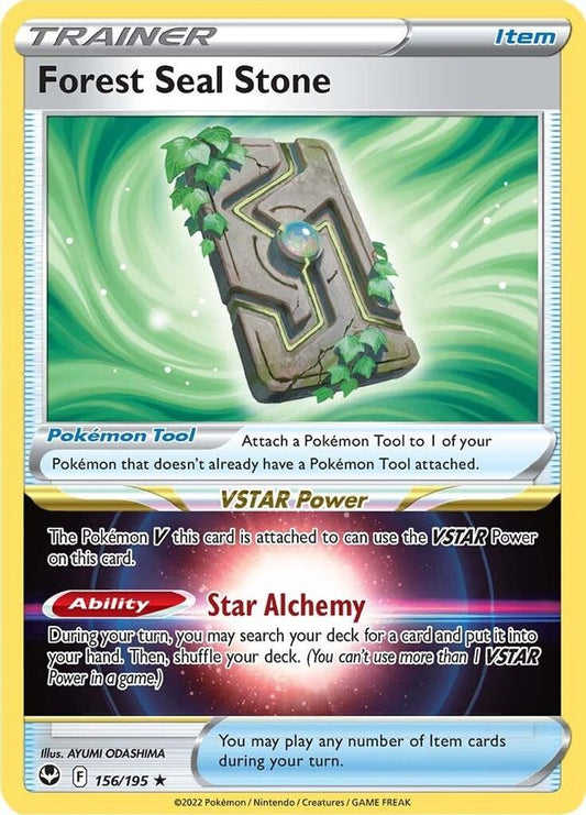 Forest Seal Stone 156/195 - Monster Mart - Pokémon Cards Australia