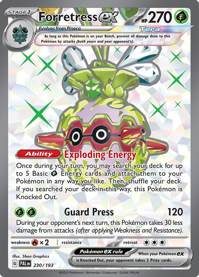 Forretress EX 230/193 - Monster Mart - Pokémon Cards Australia