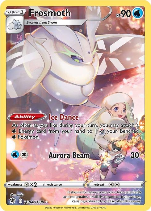 pokemon card tg04 tg30 Frosmoth TG04/TG30 Raw Card