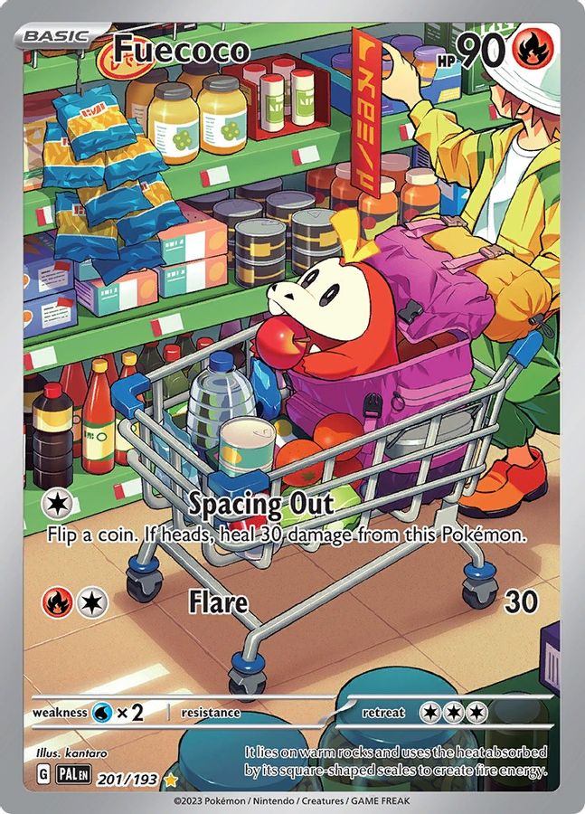 Fuecoco 201/193 - Monster Mart - Pokémon Cards Australia