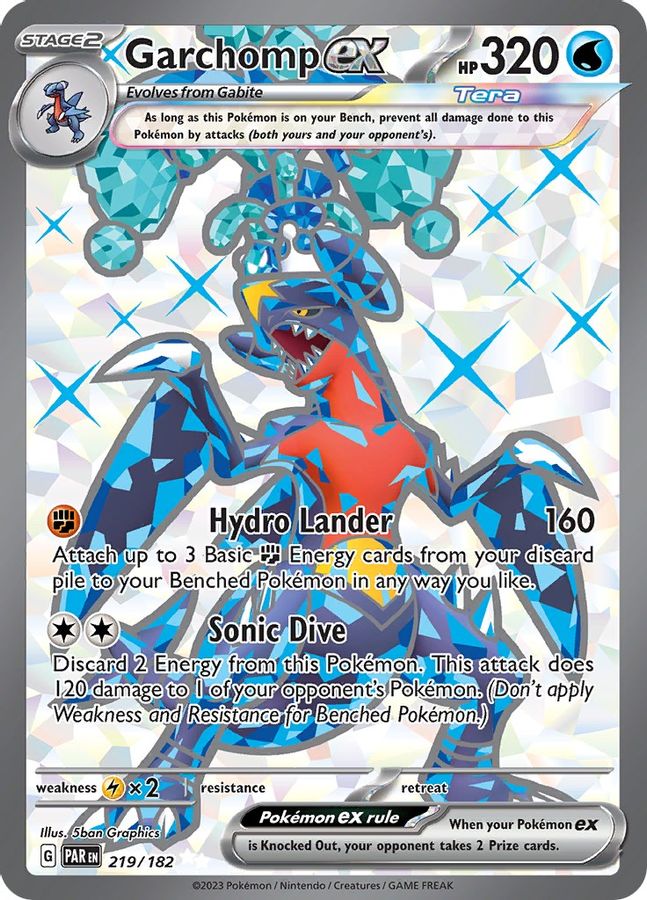 Garchomp EX 219/182 - Monster Mart - Pokémon Cards Australia