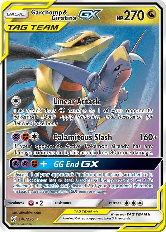 Garchomp & Giratina GX 146/236 - Monster Mart - Pokémon Cards Australia