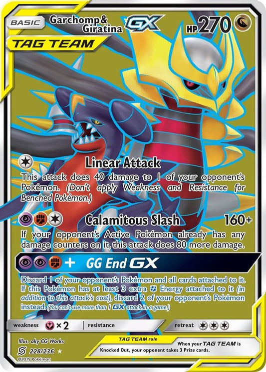 Garchomp & Giratina GX 228/236 - Monster Mart - Pokémon Cards Australia