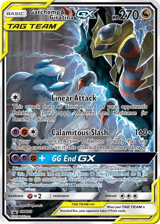 Garchomp & Giratina GX SM193 - Monster Mart - Pokémon Cards Australia