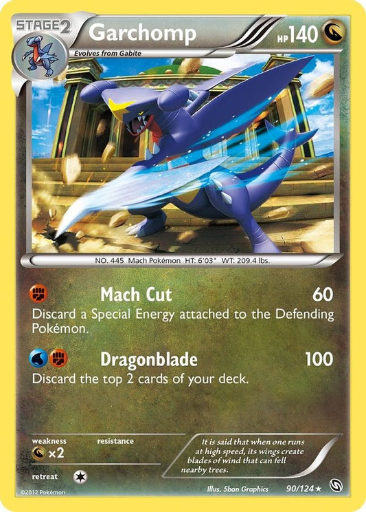 Garchomp Holo 90/124 - Monster Mart - Pokémon Cards Australia