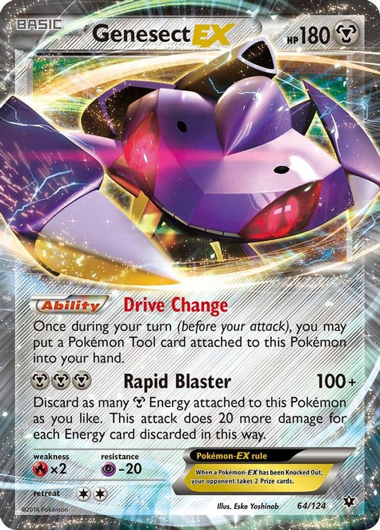 Genesect EX 64/124 - Monster Mart - Pokémon Cards Australia