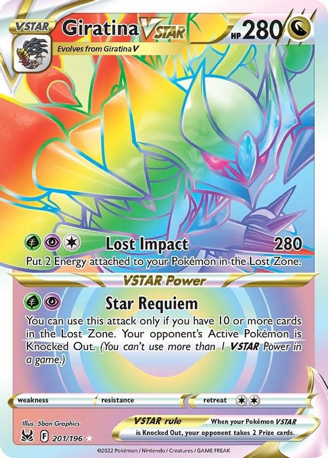 Giratina VSTAR 201/196 - Monster Mart - Pokémon Cards Australia