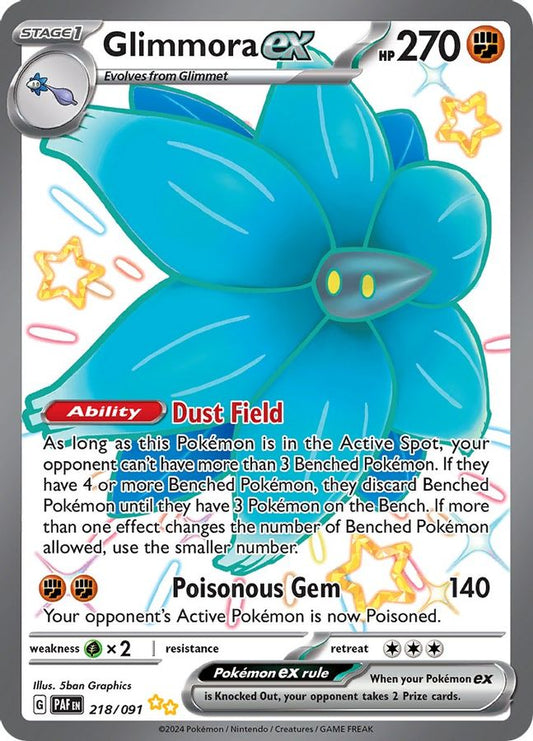 Glimmora EX 218/091 - Monster Mart - Pokémon Cards Australia