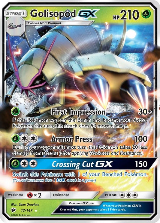 Golisopod GX 17/147 - Monster Mart - Pokémon Cards Australia