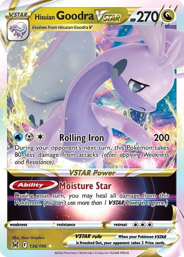 Goodra VSTAR 136/196 - Monster Mart - Pokémon Cards Australia