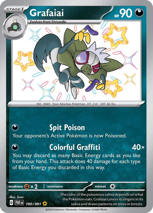 Grafaiai 190/091 - Monster Mart - Pokémon Cards Australia